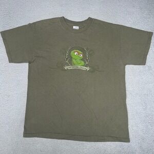 VTG Tennessee River The Original Grouch T Shirt Men Sz L Green Sesame Street Tee